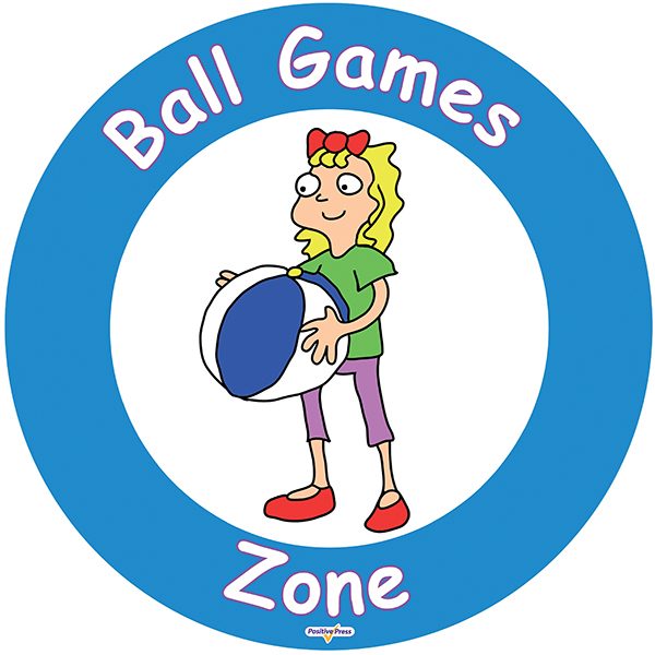 Ball Games Zone Sign