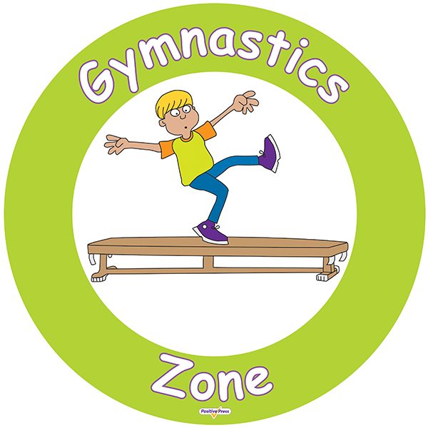 Gymnastics Zone Sign
