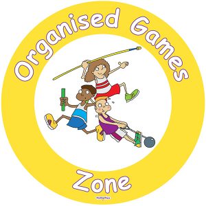 Organised Games Zone Sign