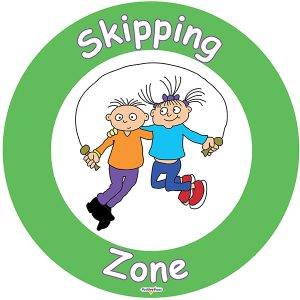Skipping Zone Sign