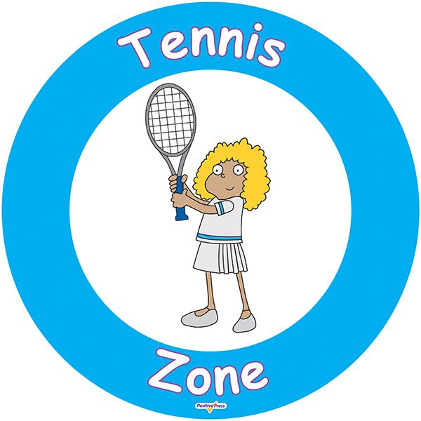 tennis Zone Sign