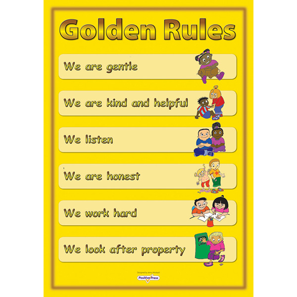 Image result for golden rules poster template