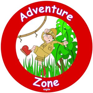 Adventure Zone Sign