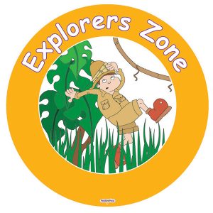 Explorers Zone Sign