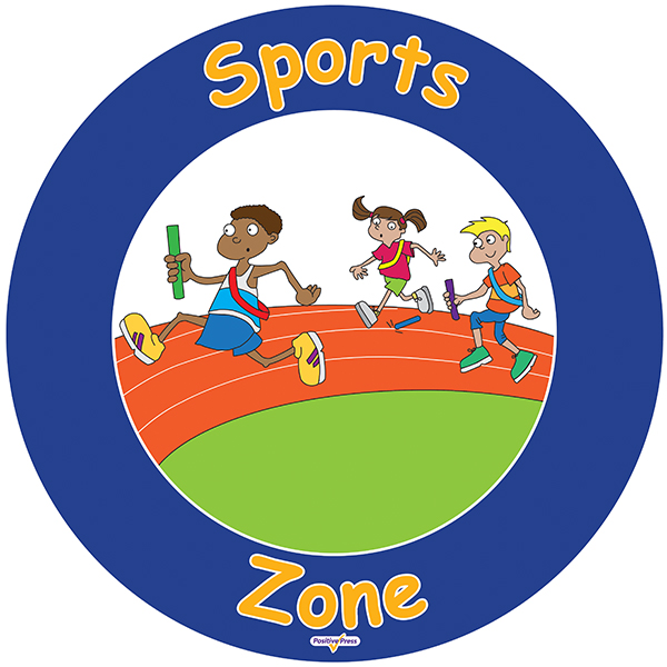 Jenny Mosley's Playground Zone Signs - Sports Zone - Jenny Mosley