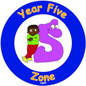 Year Five Zone Sign