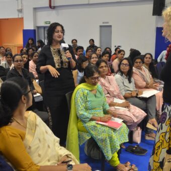 Jenny with Bangalore delegates